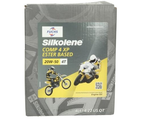Ulei motor moto FUCHS Silkolene COMP 4 XP 20W50 4T, volum 4 litri, semi sintetic
