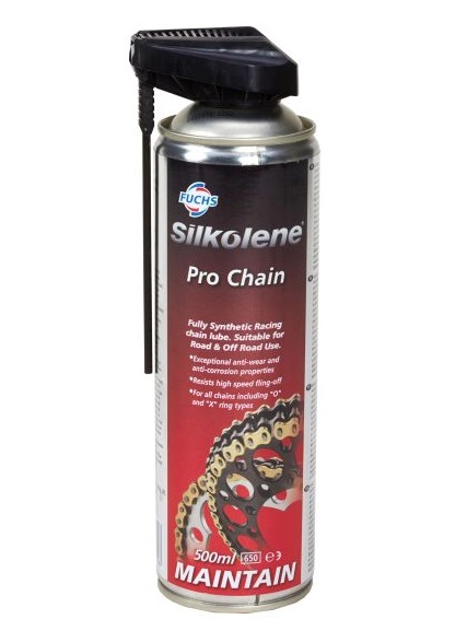 Spray lubrifiant pentru lant FUCHS Silkolene PRO CHAIN, volum 500 ml, sintetic