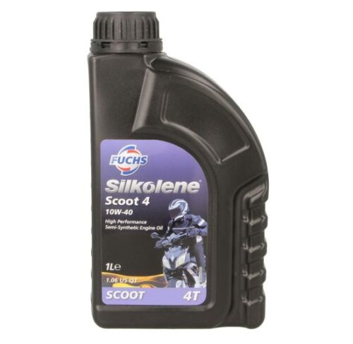 Ulei motor moto FUCHS Silkolene SCOOT 4T 10W40, volum 1 litru, semi sintetic