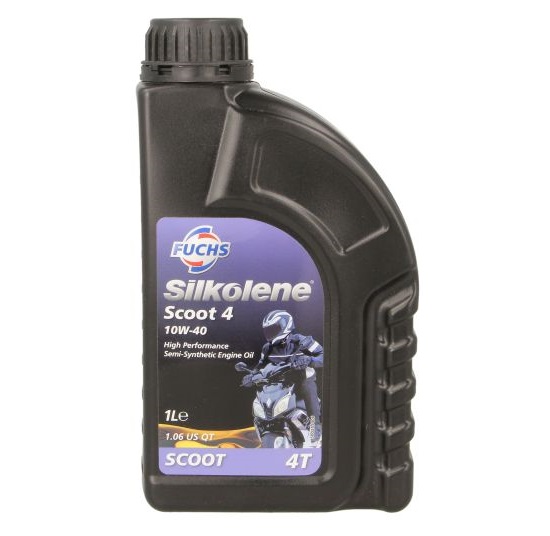 Ulei motor moto FUCHS Silkolene SCOOT 4T 10W40, volum 1 litru, semi sintetic