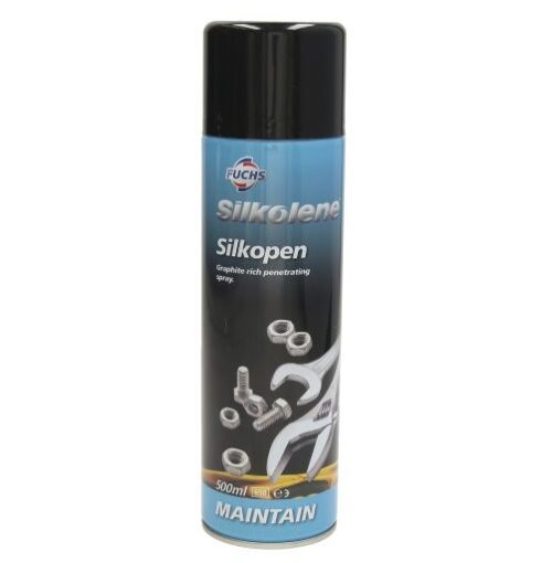 Spray lubrifiere FUCHS Silkolene SILKOPEN, grafitat, volum 0.5 litri