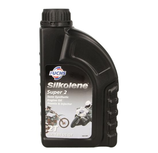 Ulei motor moto FUCHS Silkolene SUPER 2T, volum 1 litru, semi sintetic