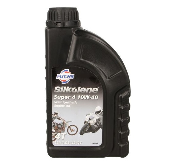 Ulei motor moto FUCHS Silkolene SUPER 4T 10W40, volum 1 litru, semi sintetic