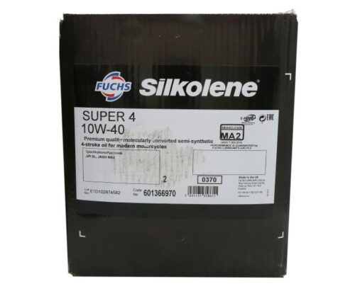 Ulei motor moto FUCHS Silkolene SUPER 4T 10W40, volum 20 litri, semi sintetic, ambalat in cutie