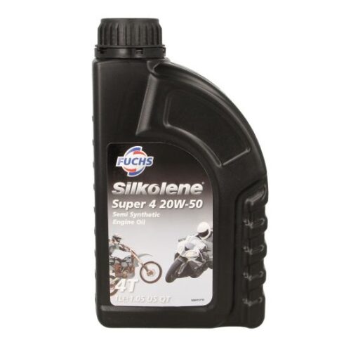 Ulei motor moto FUCHS Silkolene SUPER 4T 20W50, volum 1 litru, semi sintetic
