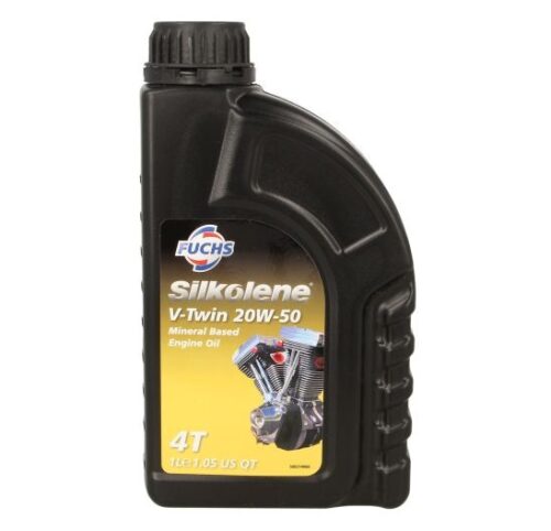 Ulei motor moto FUCHS Silkolene V-TWIN 4T 20W50, volum 1 litru, mineral
