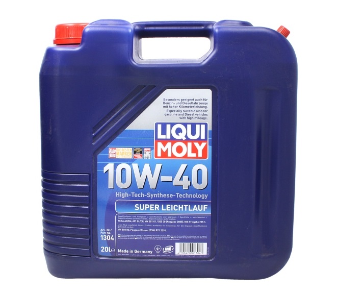 Ulei motor LIQUI MOLY Super Leichtlauf 10W40 1304, volum 20 litri, sintetic