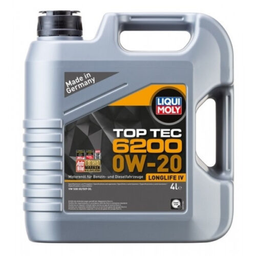 Ulei motor LIQUI MOLY Top Tec 6200 0W20 20788, volum 4 litri, sintetic