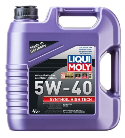 Ulei motor LIQUI MOLY Synthoil High Tech 5W40 2194, volum 4 litri, sintetic