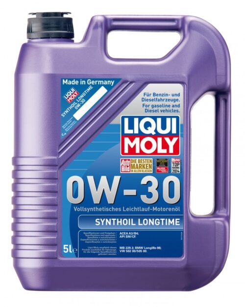 Ulei motor LIQUI MOLY Synthoil Longtime 0W30 1172 / 8977, volum 5 litri, sintetic