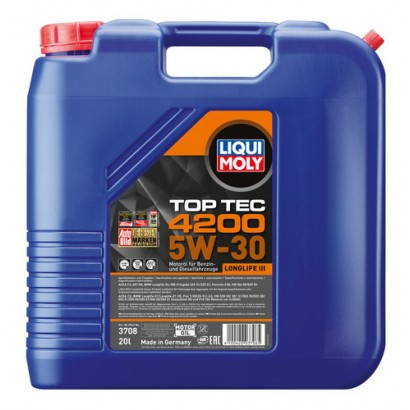Ulei motor LIQUI MOLY Top Tec 4200 5W30 3708, volum 20 litri, sintetic
