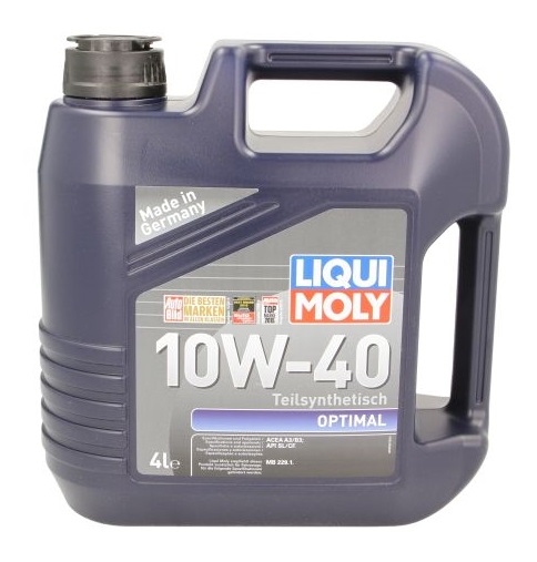 Ulei motor LIQUI MOLY Optimal 10W40 3930, volum 4 litri, sintetic