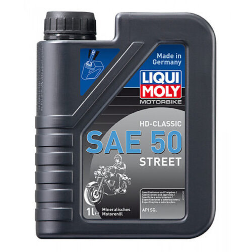 Ulei motor moto LIQUI MOLY Motorbike HD Clasic SAE 50 Street 4T 1572, volum 1 litru, mineral