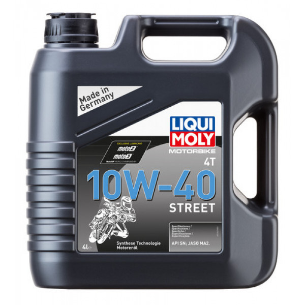 Ulei motor moto LIQUI MOLY Motorbike 4T 10W40 Street 1243, volum 4 litri, sintetic