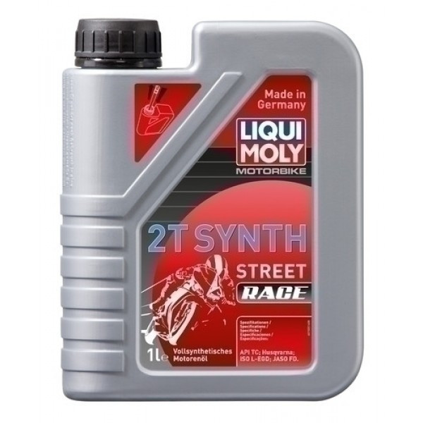 Ulei motor moto LIQUI MOLY Motorbike 2T Street Race 1505, volum 1 litru, sintetic