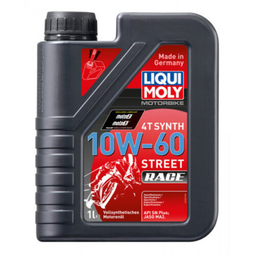 Ulei motor moto LIQUI MOLY Motorbike 4T 10W60 Street Race 1525, volum 1 litru, sintetic