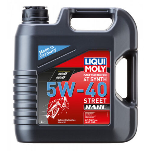 Ulei motor moto LIQUI MOLY Motorbike 4T 5W40 Street Race 1685, volum 4 litri, sintetic