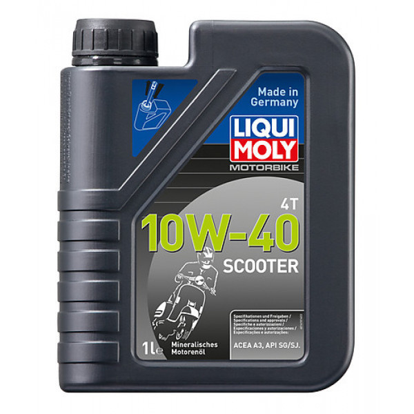 Ulei motor moto LIQUI MOLY Motorbike 4T 10W40 Scuter 1618, volum 1 litru, mineral