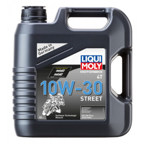 Ulei motor moto LIQUI MOLY Motorbike 4T 10W30 Street 1688, volum 4 litri, sintetic