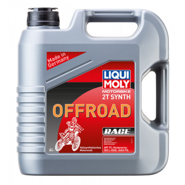 Ulei motor moto LIQUI MOLY Motorbike 2T Offroad Race 3064, volum 4 litri, sintetic