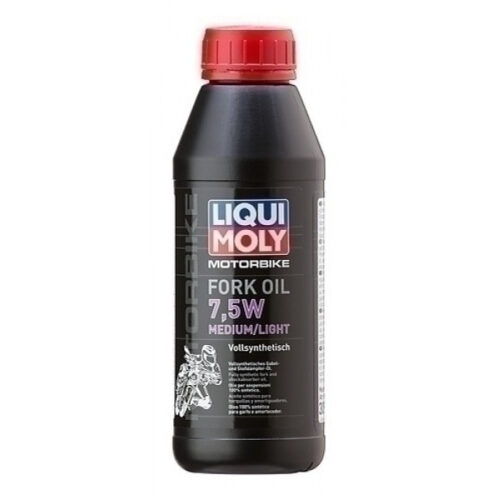 Ulei furca moto LIQUI MOLY Motorbike Fork Oil 7.5W Medium/Light 3099, volum 500 ml, sintetic