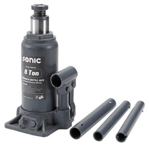 Cric hidraulic tip butelie SONIC 4800704, capacitate maxima ridicare 8 T, cursa 280-450 mm