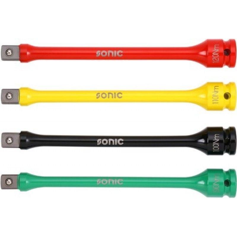 Set 4 adaptoare SONIC 300401SON, extensie torsiune 90 Nm, 100 Nm, 110 Nm, 120 Nm
