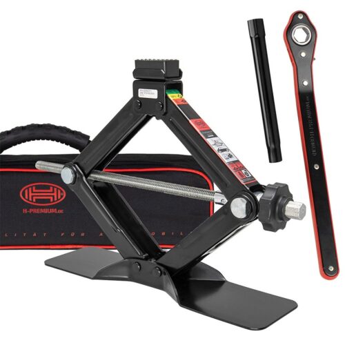 Cric auto mecanic HEYNER Premium Black Edition 347350, capacitate ridicare 1.5 tone, pentru multe modele BMW, cu husa depozitare