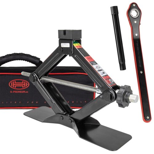 Cric auto mecanic HEYNER Premium Black Edition 347360, capacitate ridicare 1.5 tone, pentru multe modele VW, cu husa depozitare