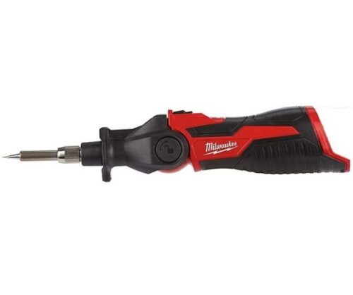 Pistol de lipit sub-compact MILWAUKEE M12 SI-0 4933459760, Li-Ion 12V, 400 Celsius, cap reglabil cu 3 pozitii, unghi 0 - 45 - 90 grade, fara acumulator, fara incarcator