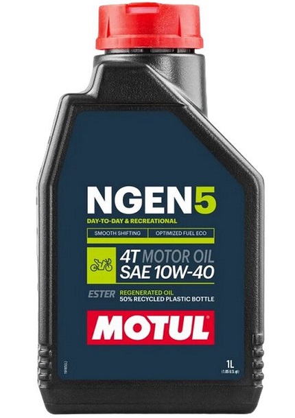 Ulei motor moto MOTUL NGEN 5 10W40 4T 111829, volum 1 litru, sintetic