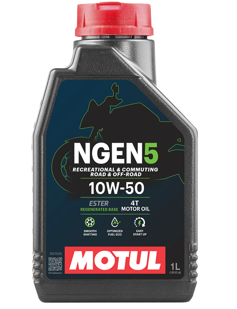 Ulei motor moto MOTUL NGEN 5 10W50 4T 111831, volum 1 litru, sintetic