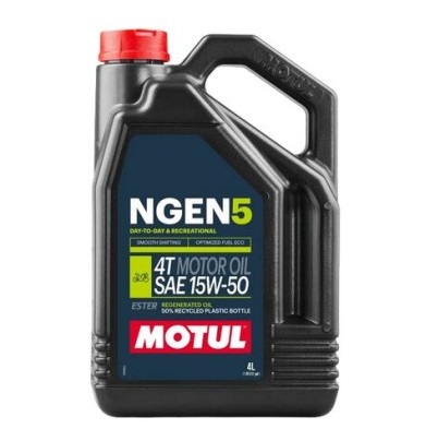 Ulei motor moto MOTUL NGEN 5 15W50 4T 111834, volum 4 litri, sintetic