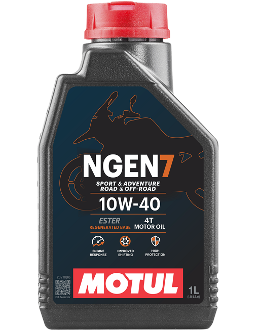 Ulei motor moto MOTUL NGEN 7 10W40 4T 111835, volum 1 litru, sintetic