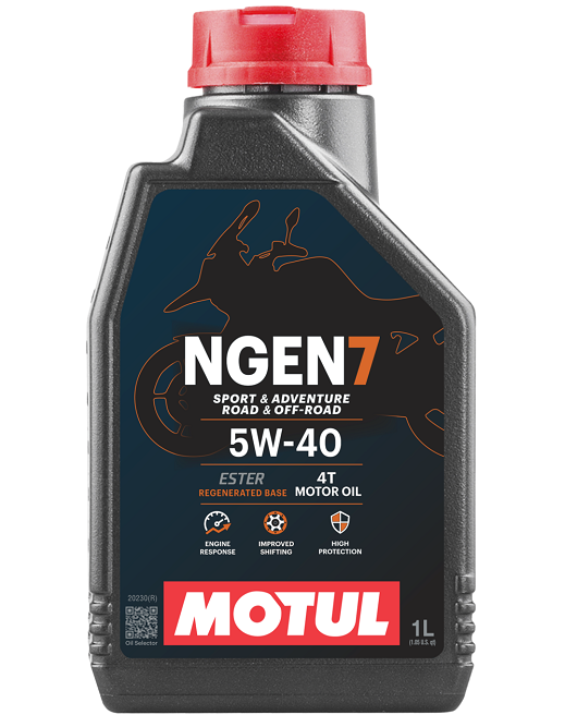 Ulei motor moto MOTUL NGEN 7 5W40 4T 111826, volum 1 litru, sintetic