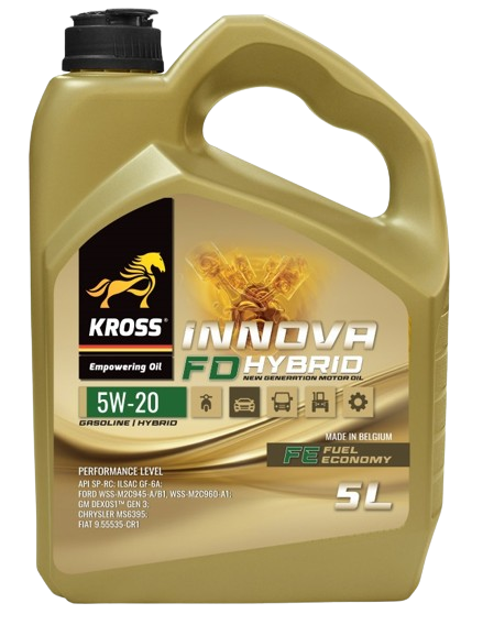 Ulei motor KROSS INNOVA FD-HYBRID 5W20 SN01351-KS-53819, volum 5 litri, sintetic