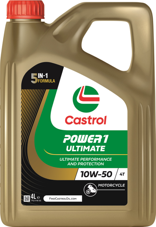 Ulei motor moto CASTROL POWER1 Ultimate 4T 10W50, volum 4 litri, sintetic