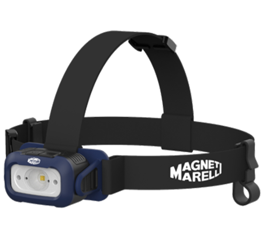 Lanterna fontala MAGNETI MARELLI 007935030190, LED COB, 250/80 lm, baterie Li-Pol, 3.8 V, 1600 mAh, IP54, banda reglabila