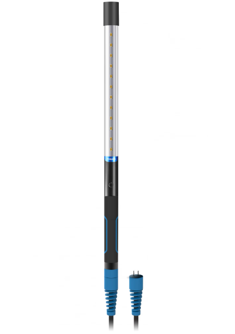 Lampa inspectie PHILIPS LED CBL40 LPL22X1, cablu 6 m sau baterie, 330 lumeni, 6000 K, pointer 90 lm, impermeabila, carlig cu magnet