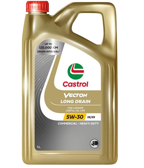 Ulei motor camion CASTROL VECTON Long Drain 5W30 E6/E9 16052A, volum 5 litri, sintetic