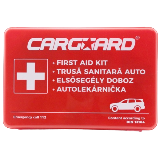 Trusa medicala auto CARGUARD KPA001, data expirare 2026-08, standard DIN13164