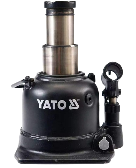 Cric hidraulic tip butelie YATO YT-1713, capacitate ridicare 10 tone, inaltime ridicare 125 - 225 mm