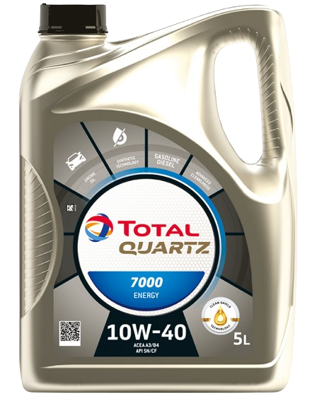 Ulei motor TOTAL Quartz 7000 Energy 10W40 169153, volum 5 litri, sintetic
