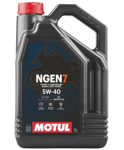 Ulei motor moto MOTUL NGEN 7 5W40 4T 111827, volum 4 litri, sintetic