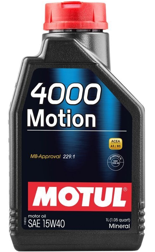 Ulei motor MOTUL 4000 MOTION 15W40, volum 1 litru, mineral