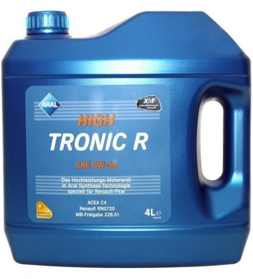 Ulei motor ARAL HighTronic R 5W30 1555F2, volum 4 litri, sintetic
