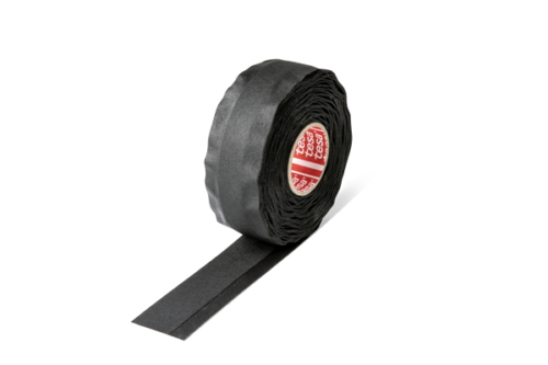 Banda Textila Cablaje Neagra25m/19mm - Rezistenta 150c