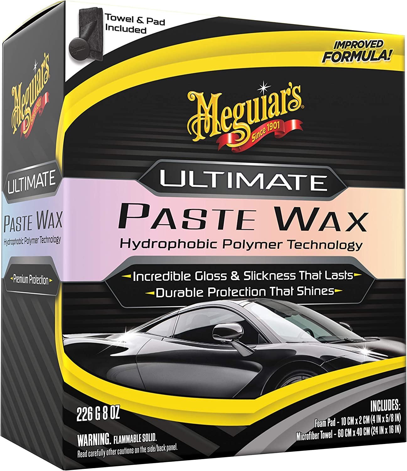 Ceara solida MEGUIAR'S Ultimate Wax Paste 226g