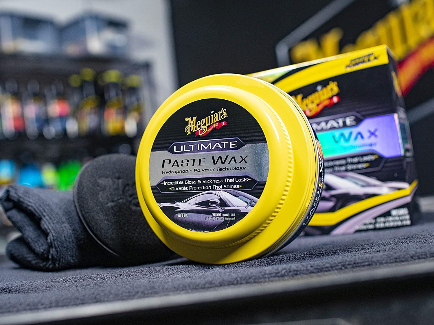 Ceara solida MEGUIAR'S Ultimate Wax Paste 226g - imagine 2
