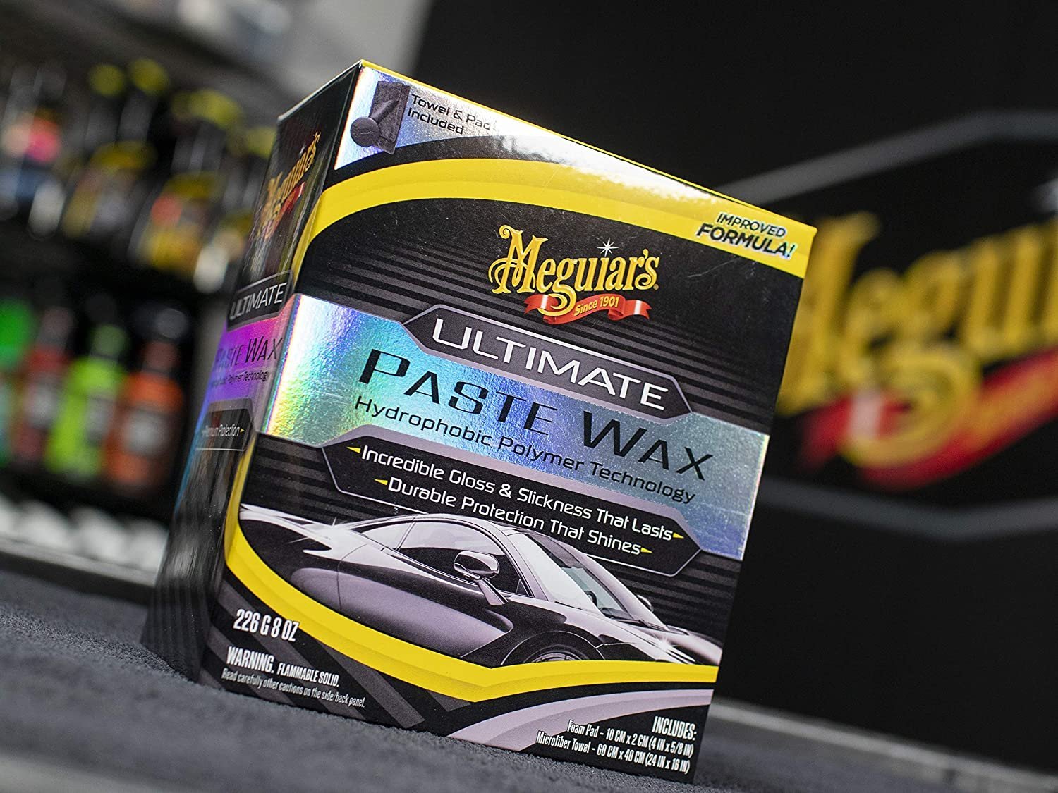 Ceara solida MEGUIAR'S Ultimate Wax Paste 226g - imagine 3
